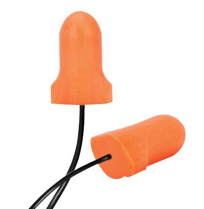 T-type disposable soft PU foaming earplug with wire