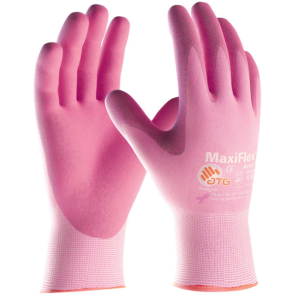 Seamless Knit Nylon / Elastane Glove with Ultra Lightweight Nitrile Coated MicroFoam Grip on Palm & Fingers